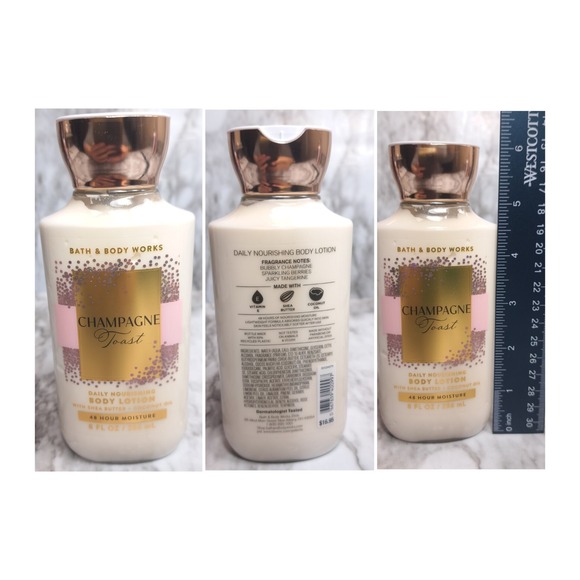 Bath and Body Works Champagne Toast Gift SET Full Size 4 Pc‎ NEW - Picture 6 of 9